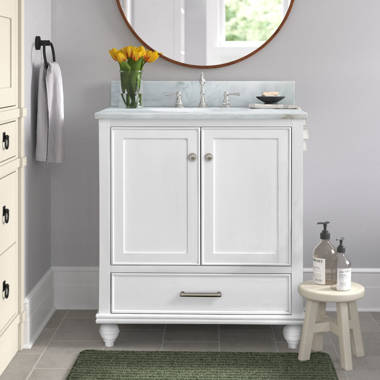 Lark Manor Annalice 30'' Single Bathroom Vanity with Quartz Top